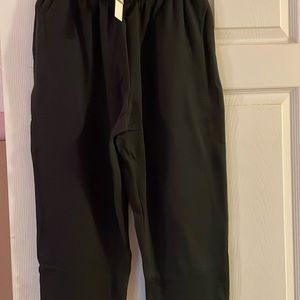 NWT Pink high waist campus jogger. Size L
